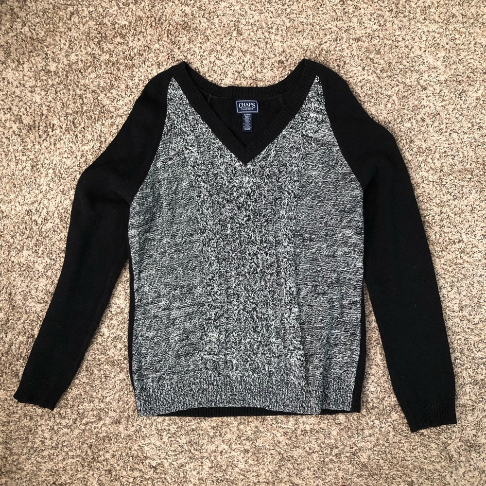 Chaps V-neck sweater
